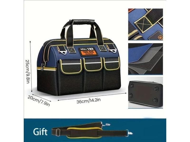 AIRAJ 3-piece Set Tool Bags Multifunction Oxford Cloth Electrician Bags Carousel 1