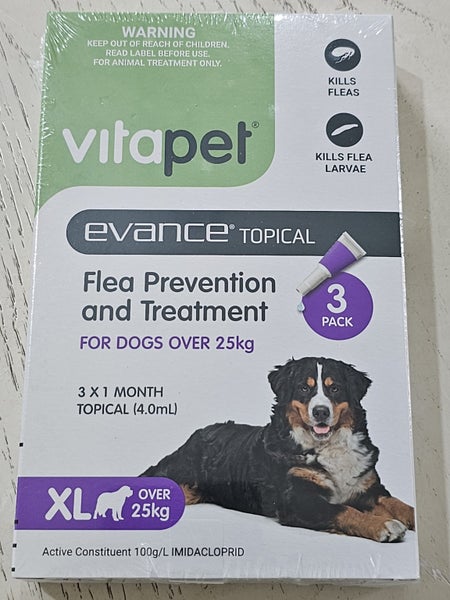 Vitapet Evance Topical Dog Flea Treatment XL over 25kg Carousel 1
