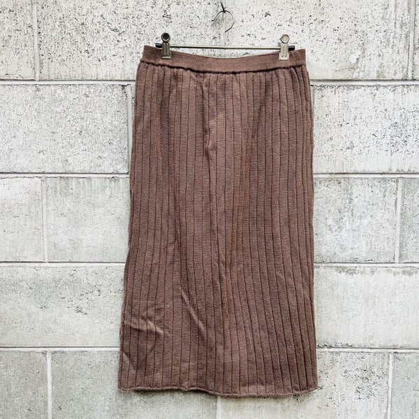 NZ vintage / SLADE / pure wool midi tube skirt / L Carousel 1