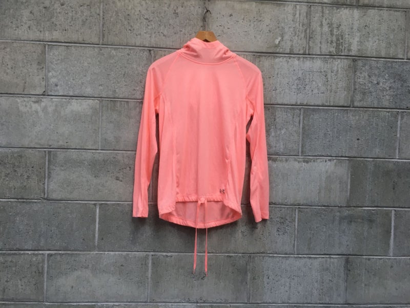 UNDER ARMOUR heat gear pink hoodie M Carousel 1