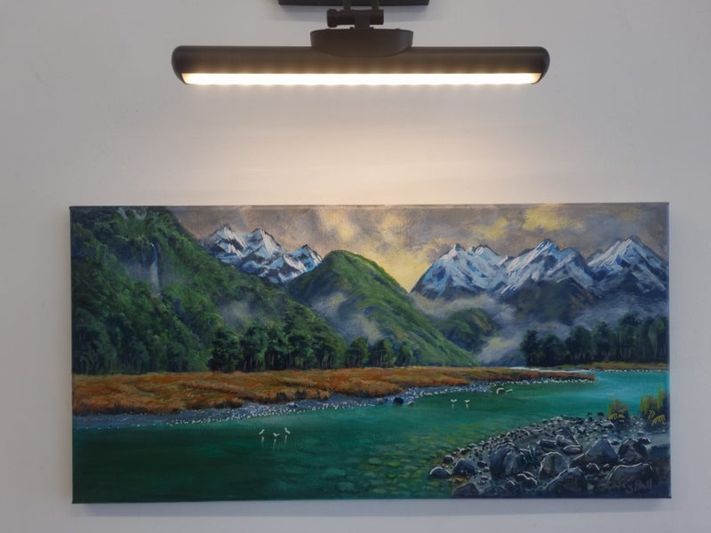 Eglinton Valley Study Fiordland - Caley Hall - Original Painting Carousel 17