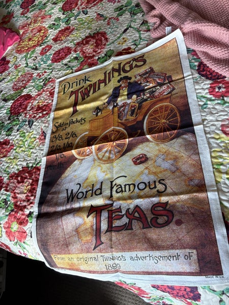 TEA TOWEL -TWINNINGS AD -BRAND NEW Carousel 2