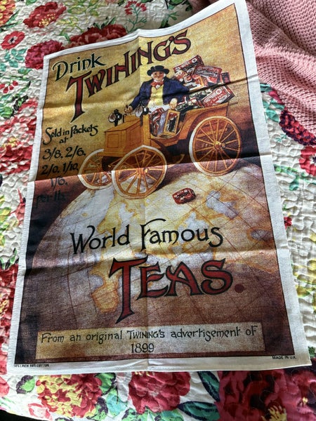 TEA TOWEL -TWINNINGS AD -BRAND NEW Carousel 1