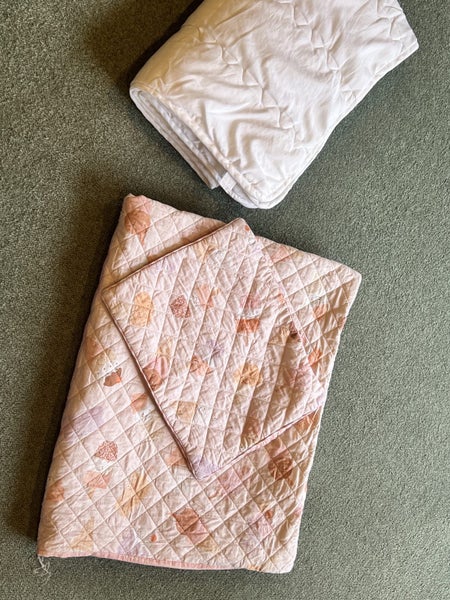 Adairs baby cot quilt set Carousel 1