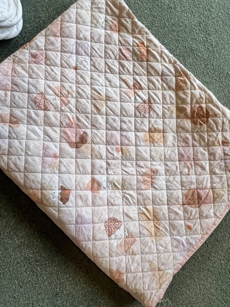 Adairs baby cot quilt set Carousel 2