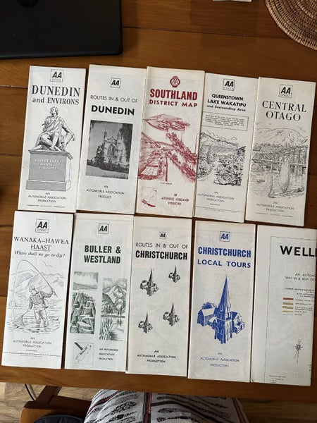 Close to Complete set of AA Maps 1968-69 Carousel 1