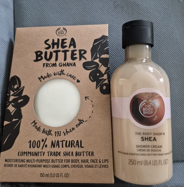 The bodyshop- shea butter & shower gel. Carousel 1