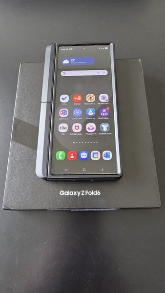 Samsung Z Fold 6 Cell Phone - 512GB (Blue Colour) - Plus Spigen Accessories63617475962626114