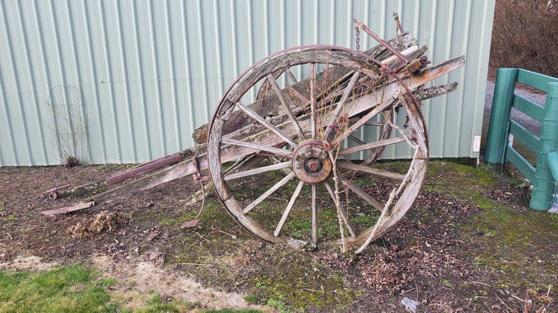 Old Farm Horse Dray. Would make good garden feature. Carousel 1