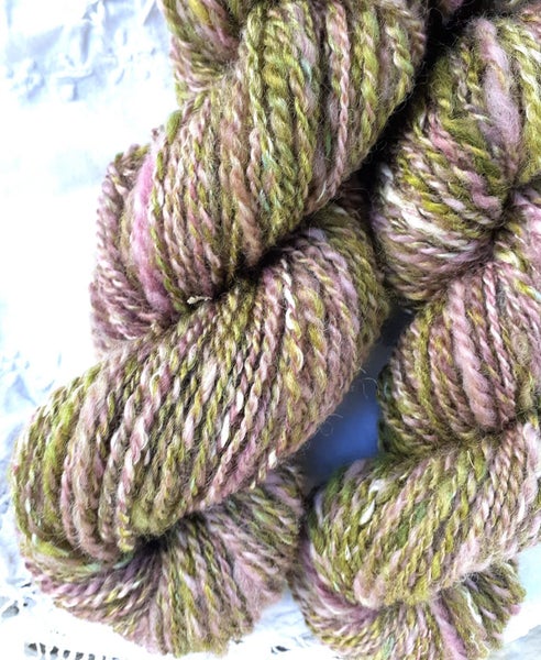 Hand Spun Gotland & Mulberry Silk Carousel 3