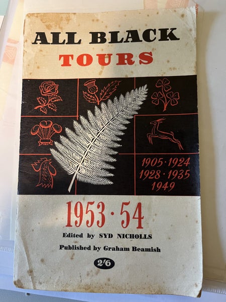 ALL BLACKS TOURS - 1953-54 Carousel 1