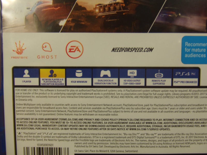 Need for Speed Payback - PS4 Game - LIKE NEW Carousel 5