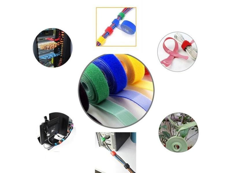 5 Meter/Roll Nylon Cable Ties Power Wire Loop Tape Multifunction Nylon Straps Carousel 1