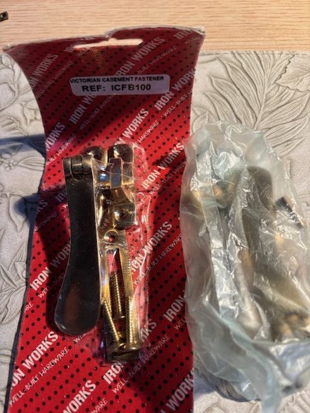 NEW Brass casement fasteners x 2 Carousel 2