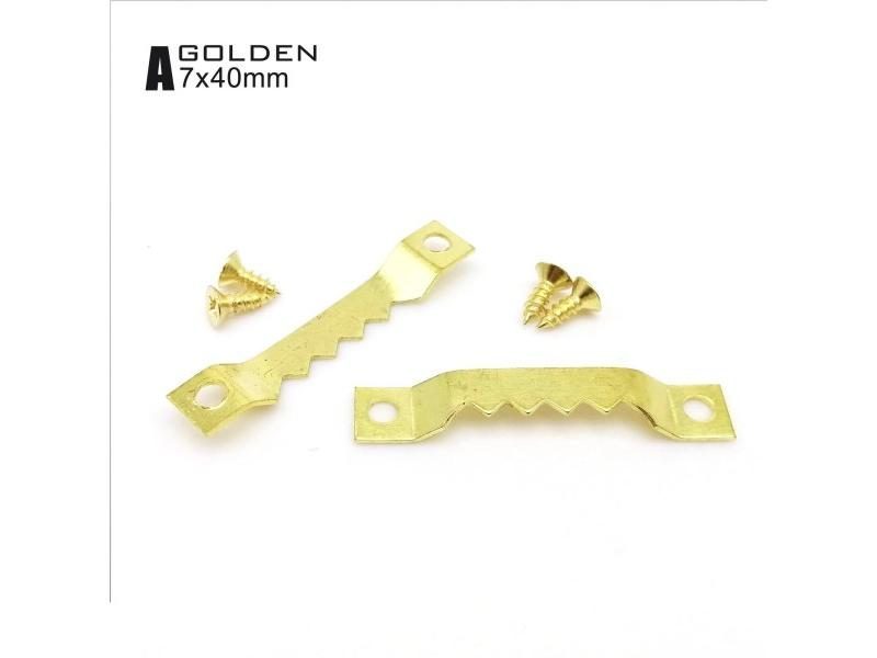 100pcs Small Heavy Duty Sawtooth Picture Frame Hanger Hanging Photo Wall Oil Carousel 1