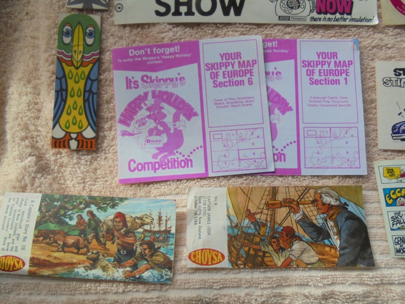 NZ Stickers, Gum Cards, Trade Cards, Advertising items Carousel 2