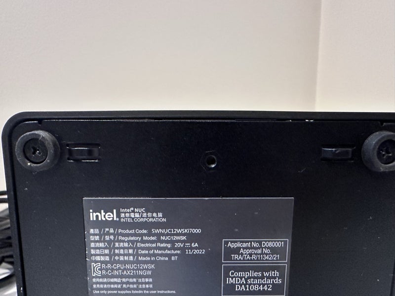 $1 Res Intel NUC 12th Gen Core i7 16GB RAM 500GB SSD Intel Iris Xe Graphics WiFi64375864801667113
