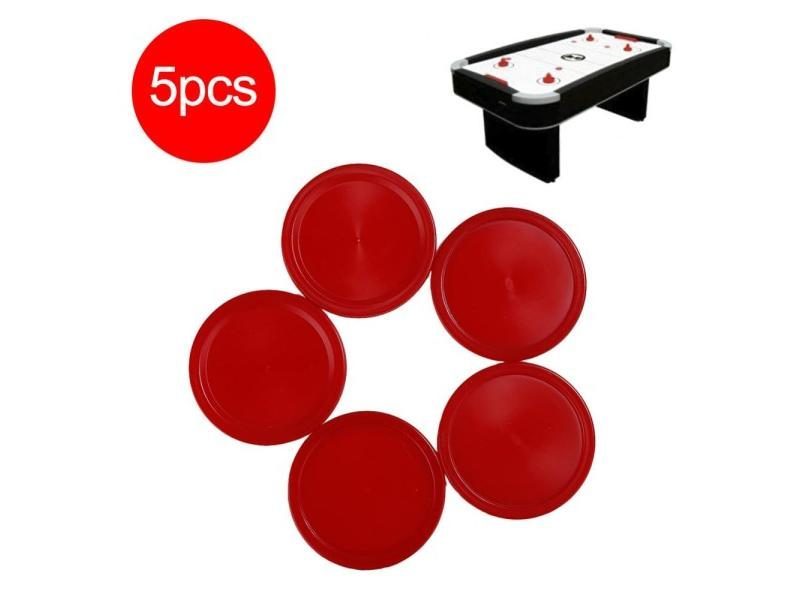 5 Pcs/Set 50mm ABS Plastic Mini Air Ice Hockey Pucks Ball Sport Tools Piece Carousel 1
