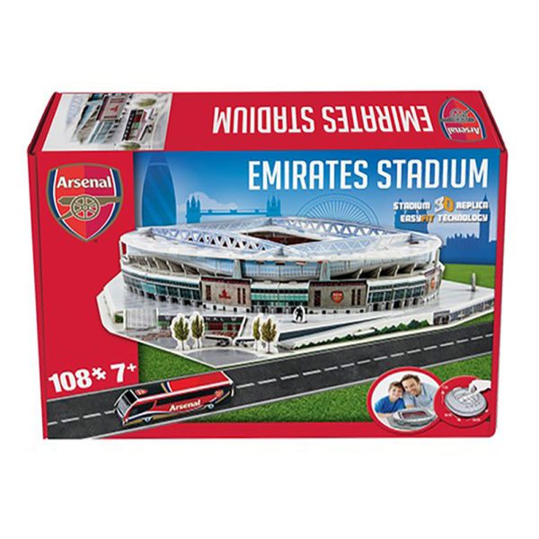 Arsenal FC 3D Stadium Puzzle Carousel 3