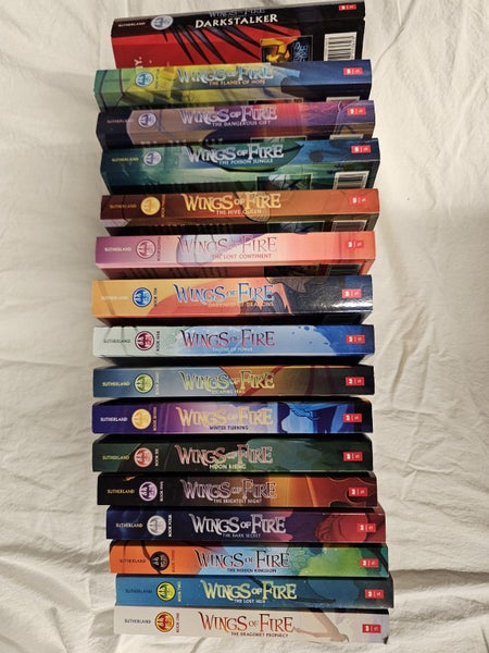 Wings of Fire Books 1 to 15 By Tui T Sutherland Carousel 1