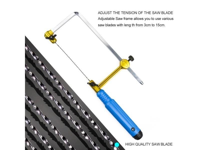 XCAN Adjustable Frame Sawbow U-shape Coping Jig Saw For Woodworking Craft Carousel 1