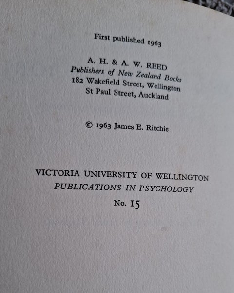 The Making of a Maori: A case study of a changing community - James E Ritchie Carousel 2