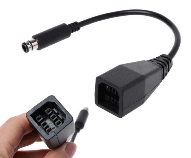 Power Supply Converter Cable for Xbox 360 to Xbox 360 E Carousel 1