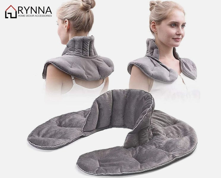 Neck Warmer Heating Wrap Microwave Hot & Cold Therapy Pain Relief Shoulder Wrap Carousel 1