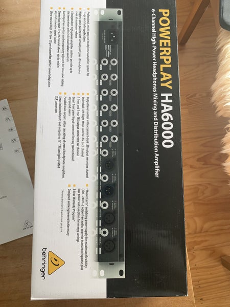Behringer PowerPlay HA6000 6-Channel Headphone Amplifier - Brand New Condition Carousel 1