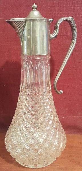 CLARET JUG SILVER PLATED MOUNTS. VINTAGE ITEM LOT 2 Carousel 4