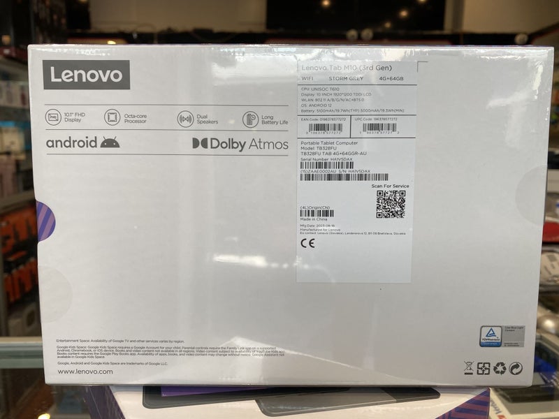 Lenovo Tab M10 HD 3rd Gen.(TB328FU) WiFi Only - 10.1" 64GB 4GB + Afterpay Carousel 5