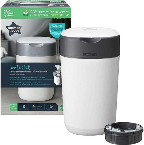 Tommee Tippee Twist and Click Advanced Nappy Bin Carousel 1