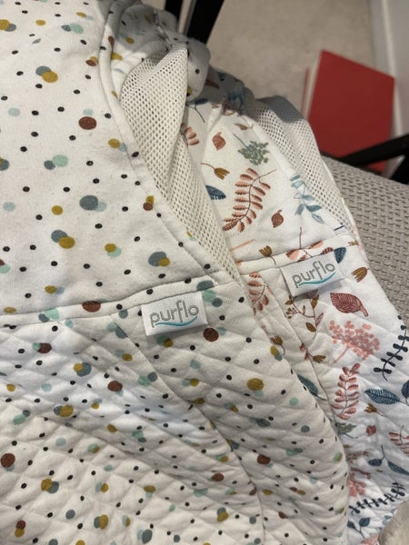 2x Purflo Swadde to Sleepsack 2.5tog Scandi Spot & Botanical64029766552963114