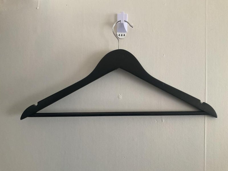 Box of heavy duty coat hangers WLG Carousel 1
