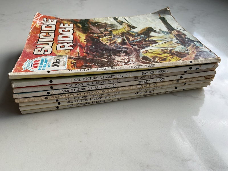 8 WAR COMICS LOW NUMBERS Carousel 3