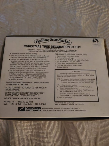 Vintage Christmas lights KFC? Carousel 2
