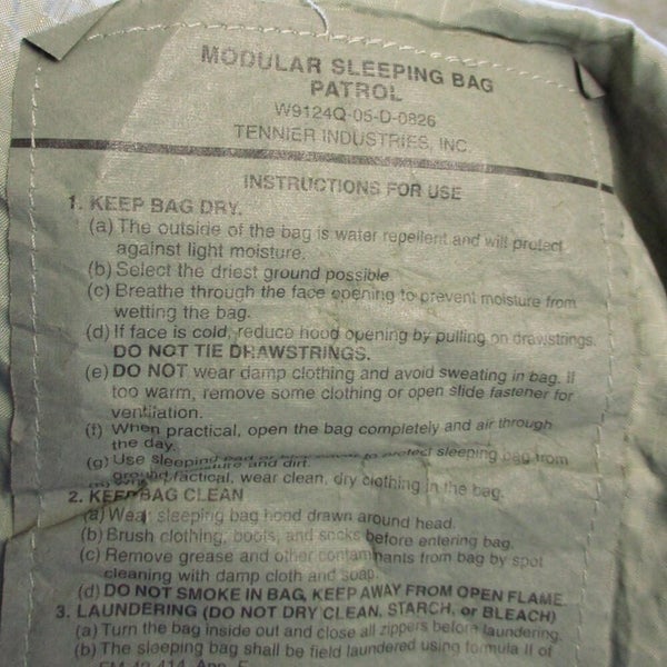 ECWS Patrol Sleeping bag Carousel 2