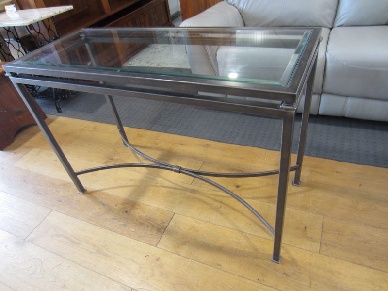 Metal & Glass Console Table Carousel 2