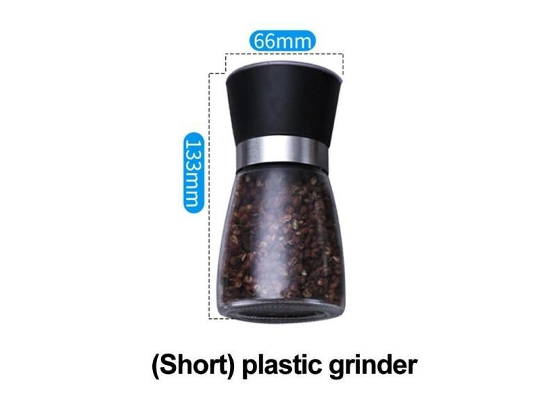 Stainless Steel Salt And Pepper Mill Manual Food Herb Grinders Spice Jar Carousel 1