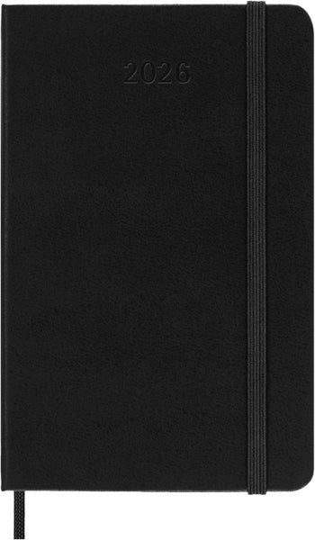 Moleskine: 2026 Diary Pocket Hard Cover 12 Month Horizontal Weekly - Black Carousel 2