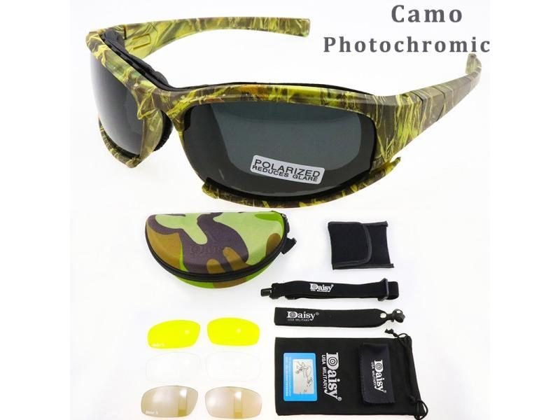 X7 Polarized Photochromic Tactical Glasses Military Goggles Army Sunglasses Men Carousel 1