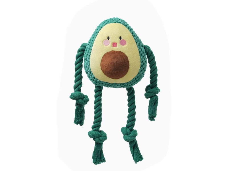 Plush Avocado Dog Toy, Avocado Pattern Toy for Dog, Plush Squeaky Dog Toy Carousel 1