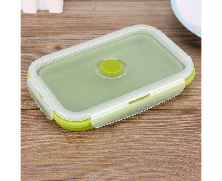 800ml Silicone Collapsible Portable Lunchbox Bowl Folding Food Storage Contai Carousel 2