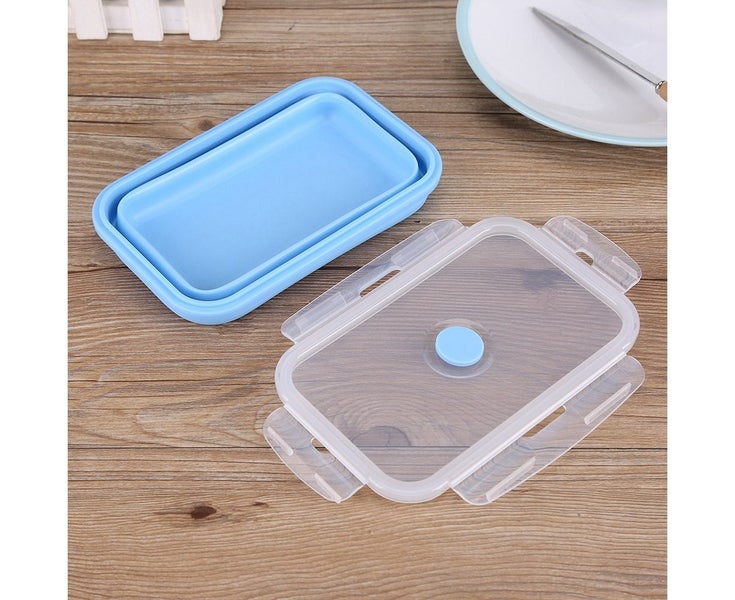 800ml Silicone Collapsible Portable Lunchbox Bowl Folding Food Storage Contai Carousel 5