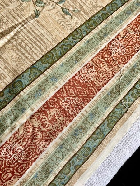 A large length of UNUSED Peacocks Atelier Furnishing Fabric Carousel 6