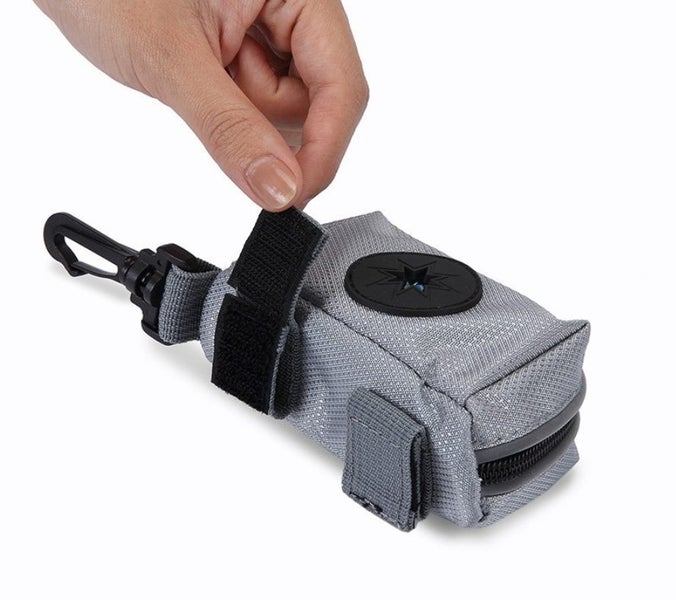 Dog Poop Bags Holder Waste Bags Dispenser Leash Attached for Walking with Dogs Carousel 2