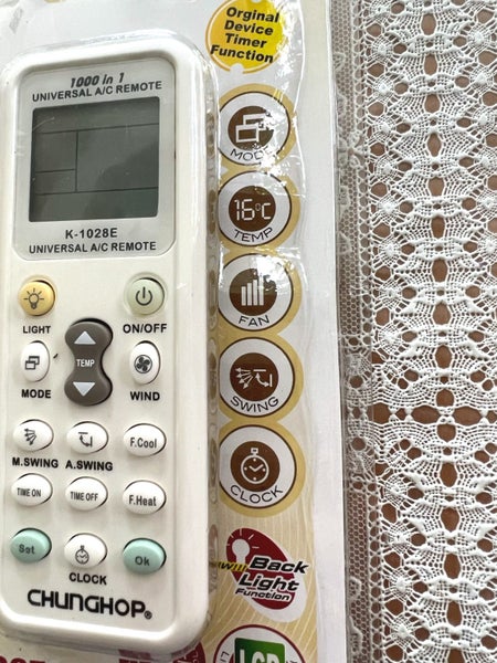A brand new universal remote controller for Air Conditioning. Carousel 2