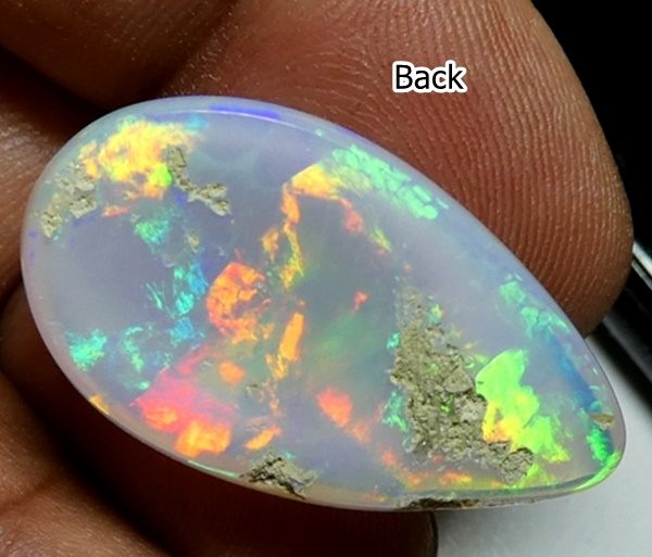 $1RE 17.45CT Buy Now $3450 UNTREATED RAINBOW FLASHING 100% NATURAL CRYSTAL OPAL Carousel 8