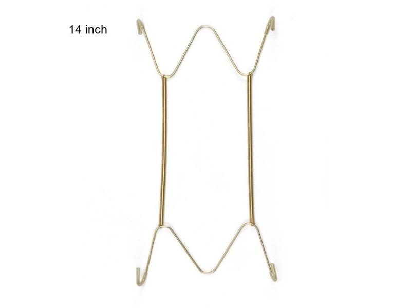 Wall Display Plates Hanger W Type Decoration Crafts Dish Spring Holder Carousel 1