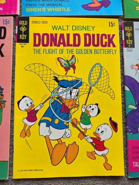 10 x early 1970's Gold Key US Donald Duck Comics - full colour Carousel 2